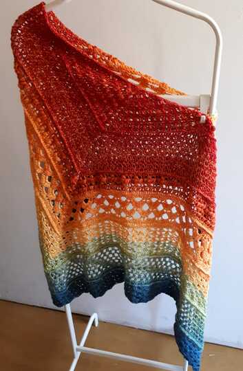 Häkelanleitung - Tuch "Kayla"