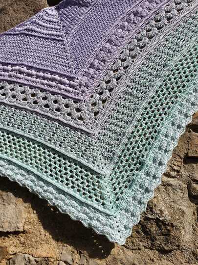 Häkelanleitung - Tuch "Kayla"