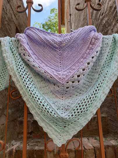 Häkelanleitung - Tuch "Kayla"