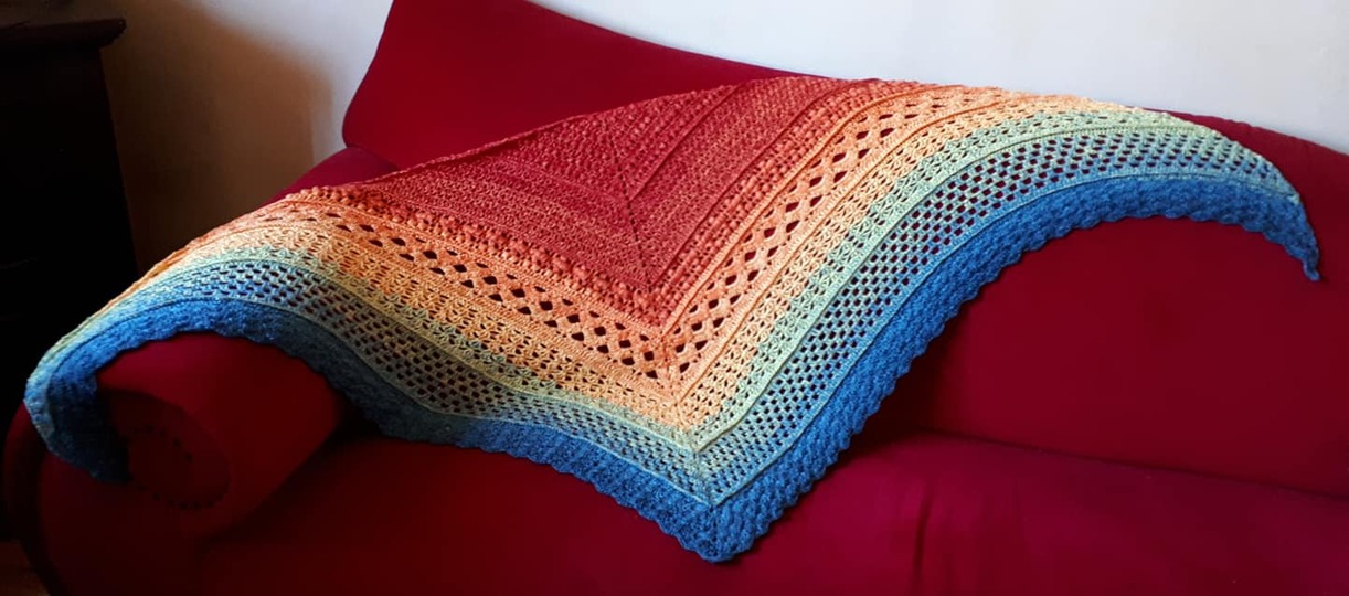 Häkelanleitung - Tuch "Kayla"