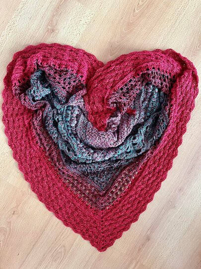 Häkelanleitung - Tuch "Kayla"