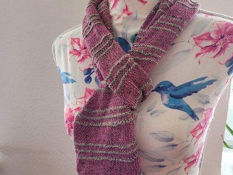 Strickschal No2 Summer Tweed