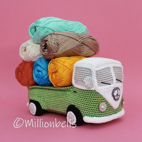 Classic Single Cab Pickup Truck Amigurumi Crochet Pattern