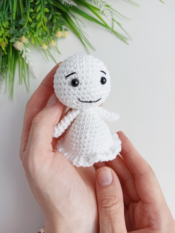 Halloween ghost easy crochet pattern, amigurumi ghost halloween decor - Image 4