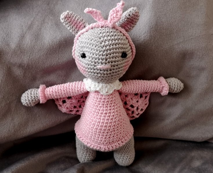 Häkelanleitung Fledermaus Finja