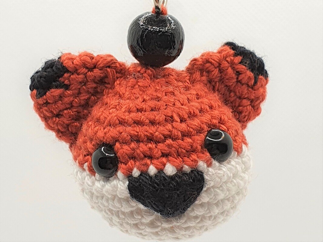 Häkelanleitung Fuchs Schlüsselanhänger häkeln DIY Amigurumi
