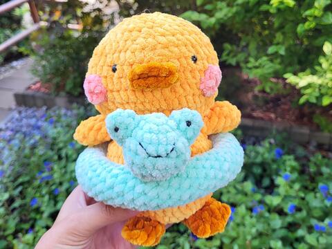 Häkelanleitung Ente "Daffy"