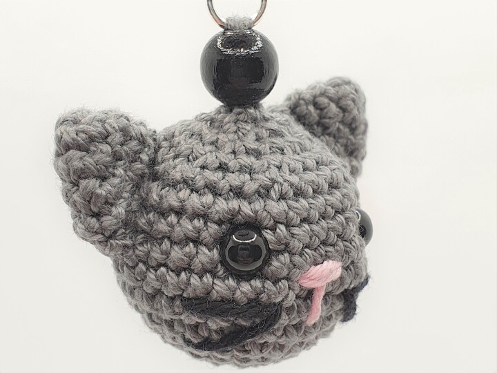 Häkelanleitung Katze Schlüsselanhänger häkeln DIY Amigurumi