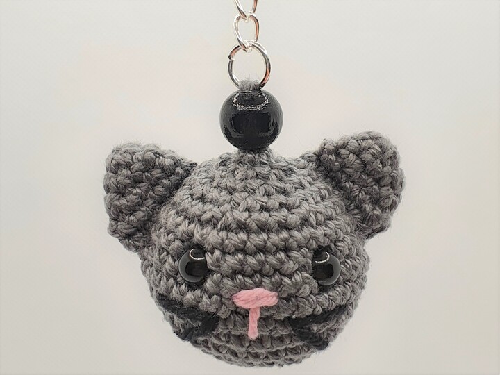 Häkelanleitung Katze Schlüsselanhänger häkeln DIY Amigurumi