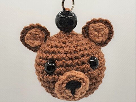 Häkelanleitung Bär Schlüsselanhänger häkeln DIY Amigurumi