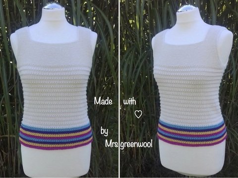 Strickanleitung für Top "Sunny Day"