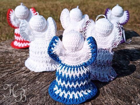 Engel in Spitze - Häkelanleitung