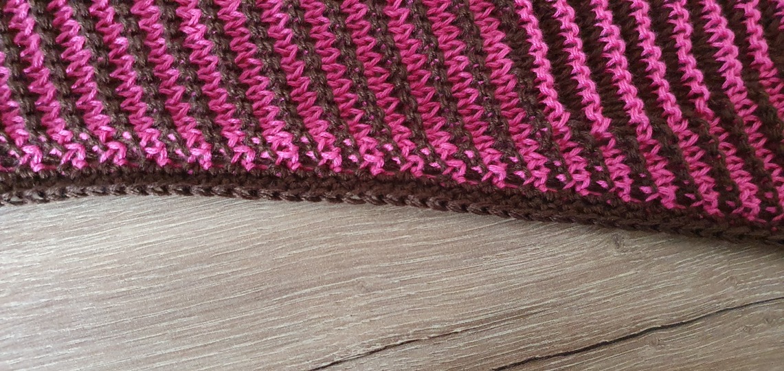 Katze, flaches Tuch, Schattenstricken, Illusionsstricken, Motivtuch