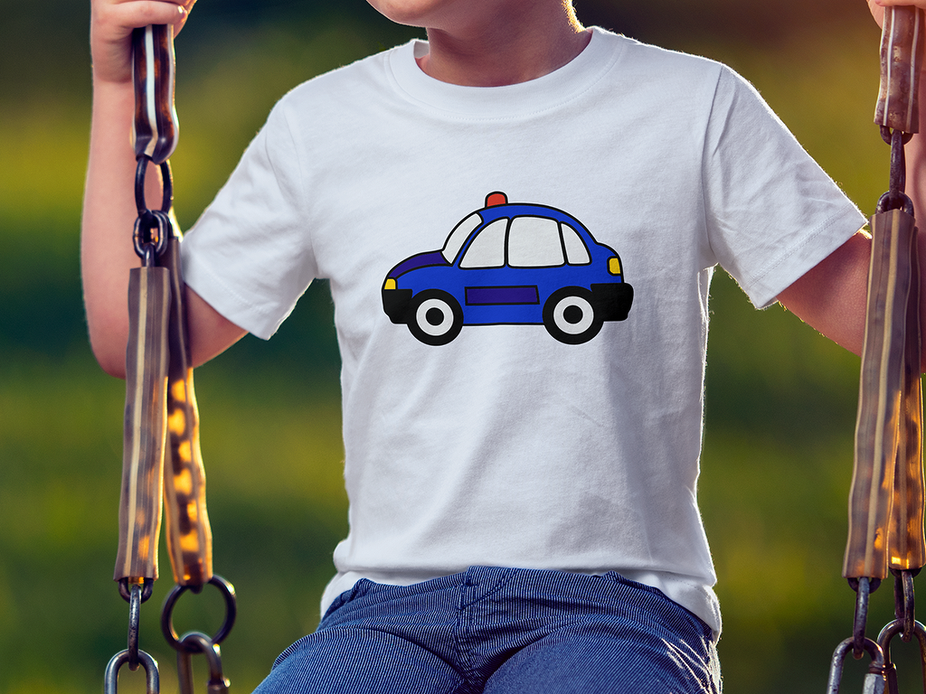 Plotterdatei „Polizeiauto“