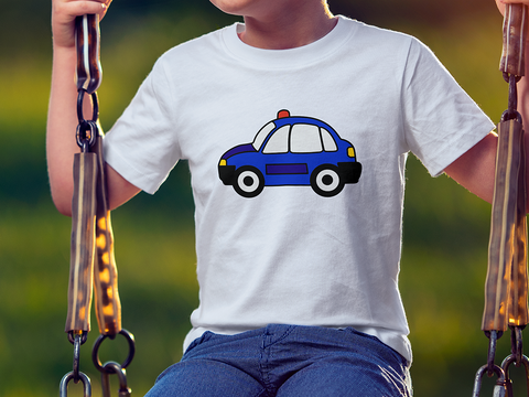 Plotterdatei „Polizeiauto“