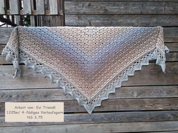 Häkelanleitung "Tuch 2022" - Größe beliebig
