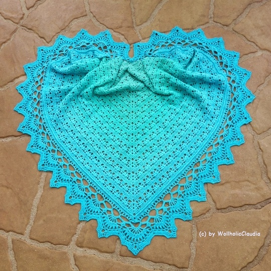 Häkelanleitung "Tuch 2022" - Größe beliebig