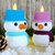 Tealight Holder - Snowman - Crochet Pattern