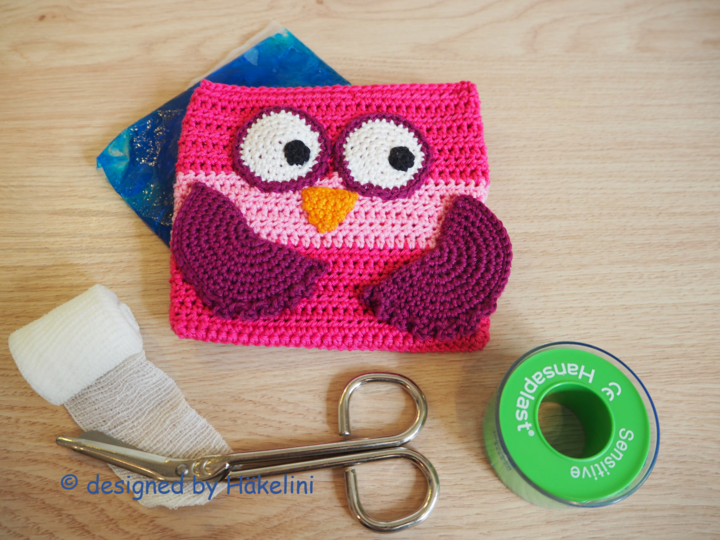 Little owl Luna for cold packs/heat pads