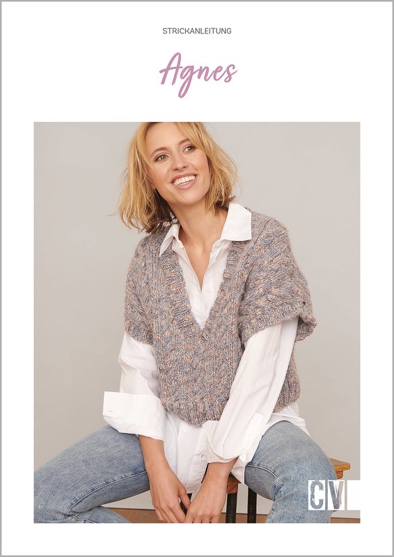 Strickanleitung (Crop-) Pullunder/Slipover "Agnes"