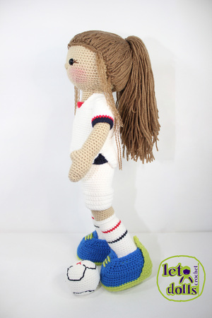 Tobin, XLarge Crochet Doll Pattern, Amigurumi, 24" /61 cm Tall