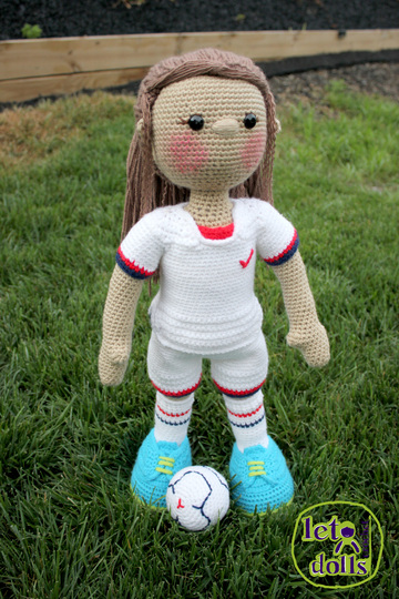 Tobin, XLarge Crochet Doll Pattern, Amigurumi, 24" /61 cm Tall