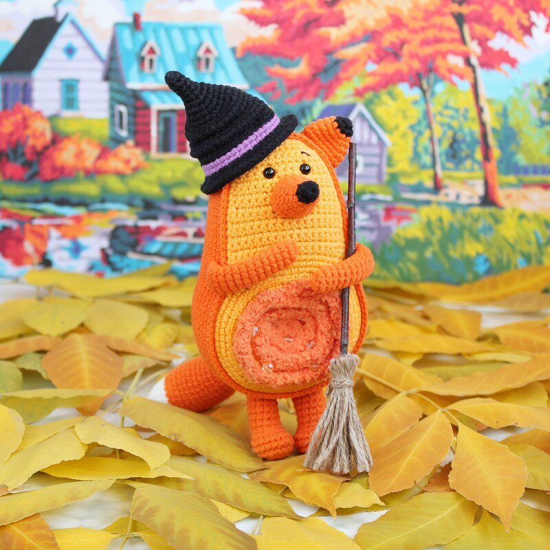Pumpkin fox (butternut squash+fox) Amigurumi Crochet Pattern - Image 4