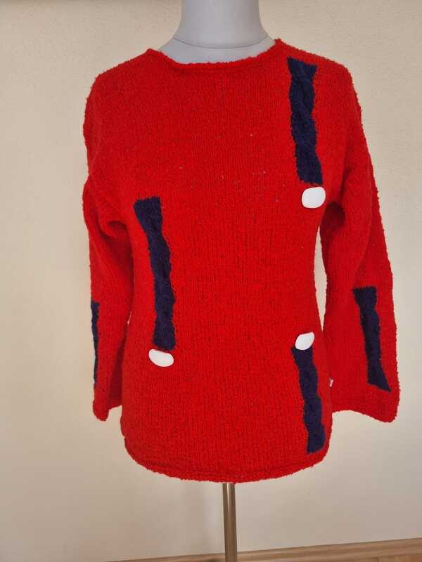 Anleitung Maritimer Pullover gestrickt Gr. 38/40 - Bild 3