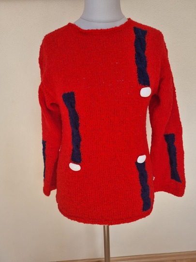 Strickanleitung Maritimer Pullover | Zopfmuster | Größe 38/40 Damenpullover