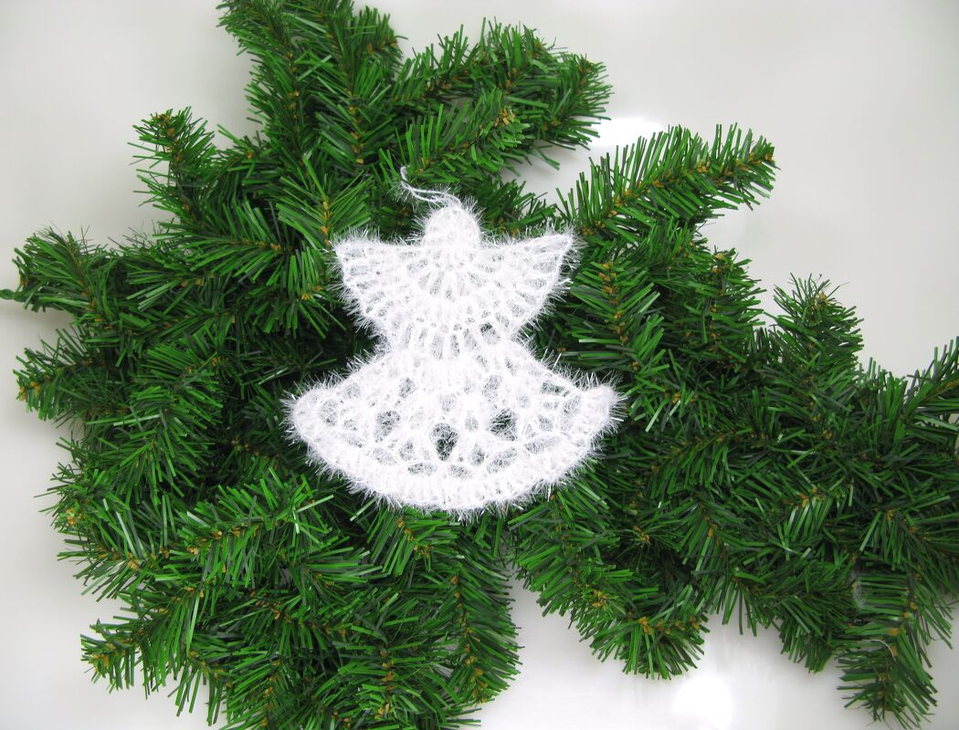 Häkelanleitung  Weihnachtsschmuck Engel - Bild 2