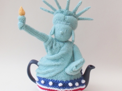 Statue of Liberty Tea Cosy Knitting Pattern