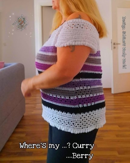 Häkelanleitung Damenshirt: Wheres my Curry - Shirt und Pulli