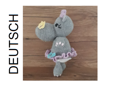 Häkelanleitung Nilpferd Lucie PDF