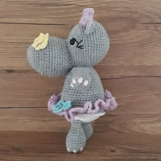 Häkelanleitung Nilpferd Lucie PDF