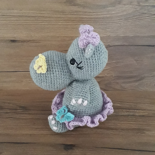 Häkelanleitung Nilpferd Lucie PDF