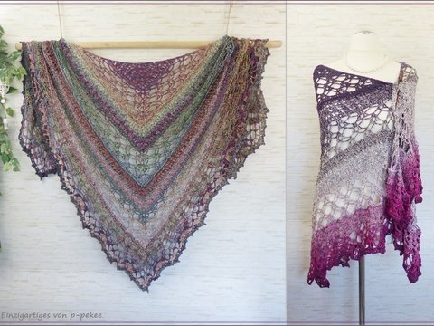 Häkelanleitung Arimoor ein luftig leichtes Dreieckstuch