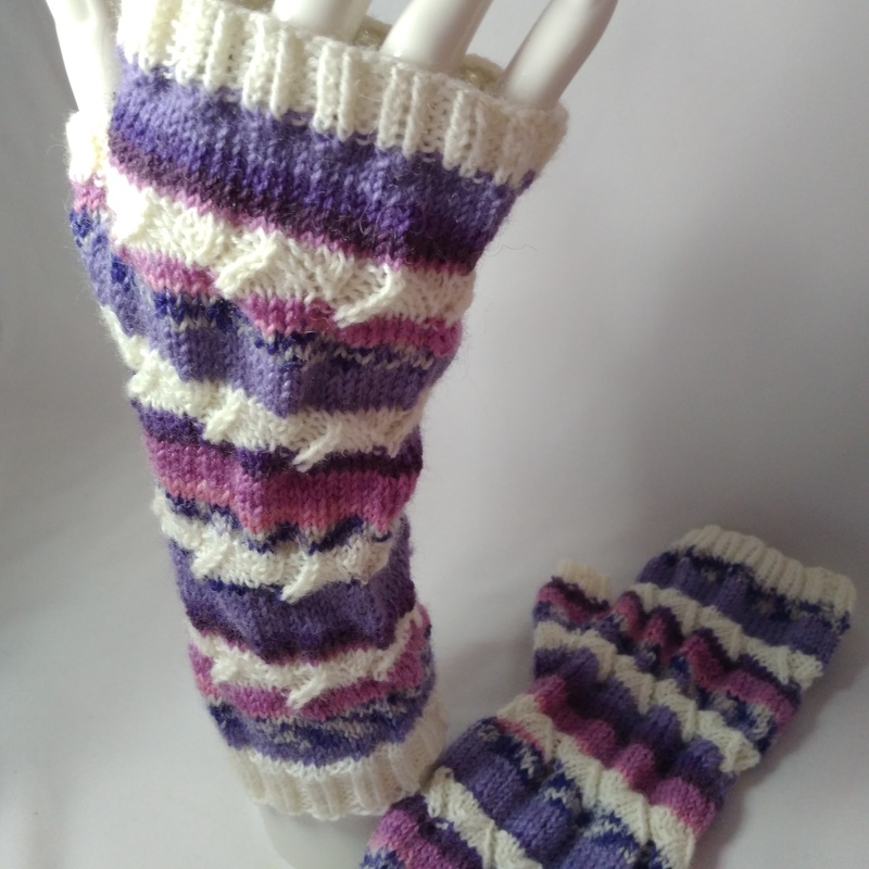 Strickanleitung Handstulpen Enja