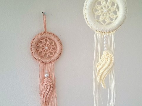 Traumfänger Minis - Häkelanleitung PDF