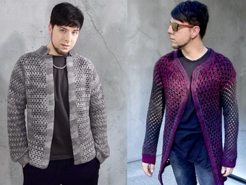 Einfacher Granny Cardigan 2-in-1: Cardigan oder Jacke - Häkelanleitung