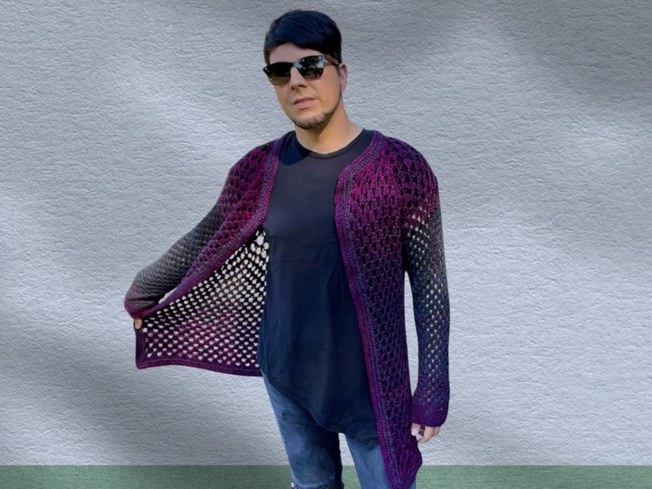 Einfacher Granny Cardigan 2-in-1: Cardigan oder Jacke - Häkelanleitung