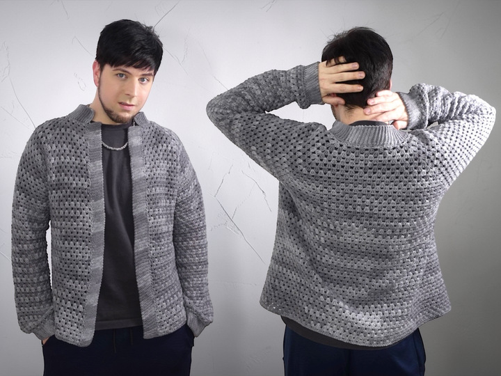 simple Granny Cardigan 2-in-1: Cardigan or Jacket - Crochet Pattern