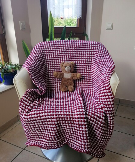 Strickanleitung für eine Kuscheldecke