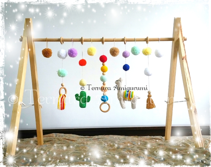 Crochet Pattern baby gym Ternura Amigurumi