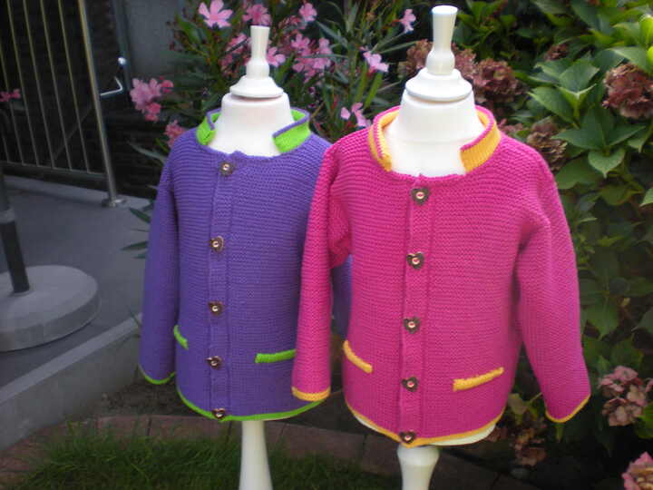 Trachtenjacke für Kinder in 3 Größen - Strickanleitung