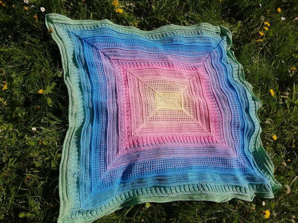 Häkelanleitung Decke Ratz-Fatz - Bild 3