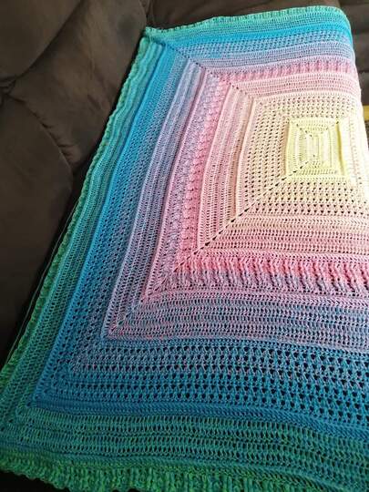 Häkelanleitung Decke Ratz-Fatz