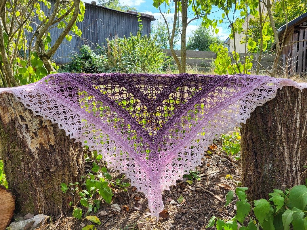Crochet Pattern Triangular Scarf "Algea" - Image 4