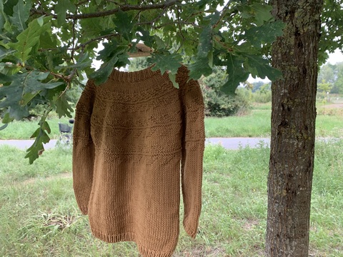 Strickanleitung Kinderpullover Merle Größe 68 - 92