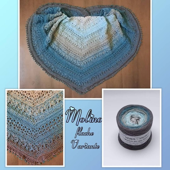 Dreieckstuch Molino flache Variante