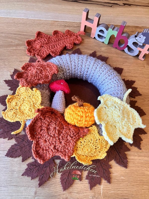 Häkelanleitung Ahornblatt